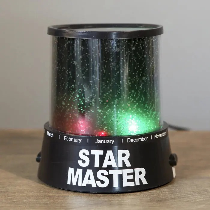 Velador Lampara Infantil Star Master Proyector Estrellas Color de la  estructura Negro Color de la pantalla